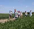 La traverse en plein soleil "Derrire Barbacane", aprs Boisminard