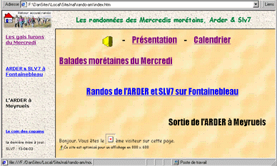cliquez pour randonner avec les Mercredis mortains, Arder,et Slv7&2